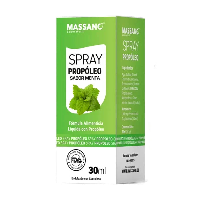 Propoleo Spray "Menta" x 30 ml Massano